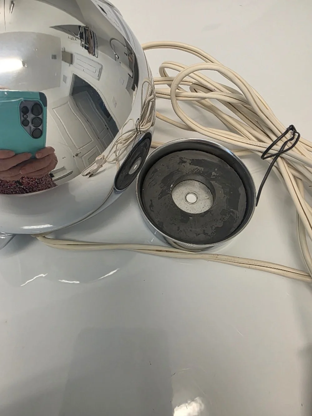 MCM EYEBALL light, wall mounted, by Robert Sonneman for George Kovacs